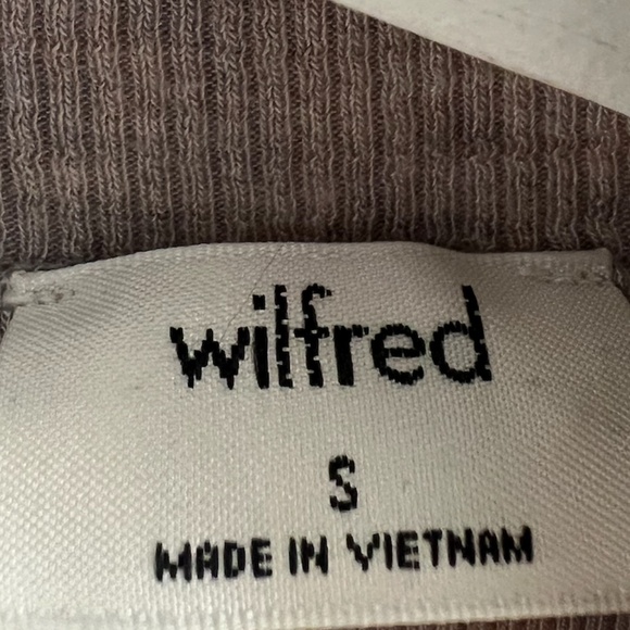 aritzia wilfred huet turtleneck - heather grey, size S - Picture 7 of 8